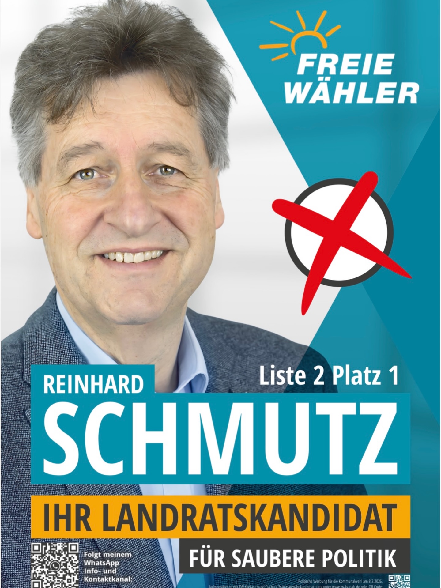 Landratskandidat Reinhard Schmutz